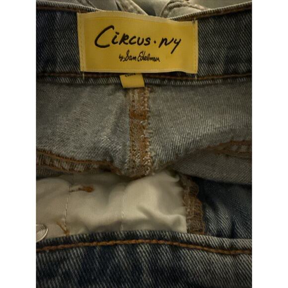 Circus NY Sam Edelman Size 26 Denim Jean Maxi Skirt Blue Calliope Back Slit‎ NEW - Picture 8 of 15